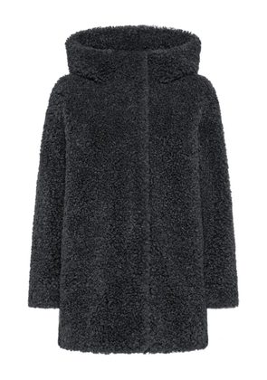 RRD hooded lamb coat - Black