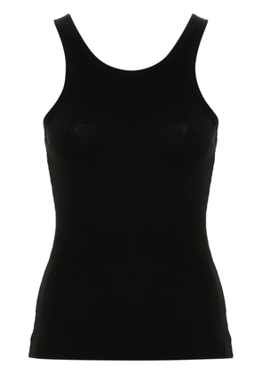 Nanushka ribbed cotton-blend tank top - Black