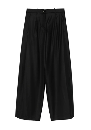 Nine In The Morning pleated palazzo trousers - Black