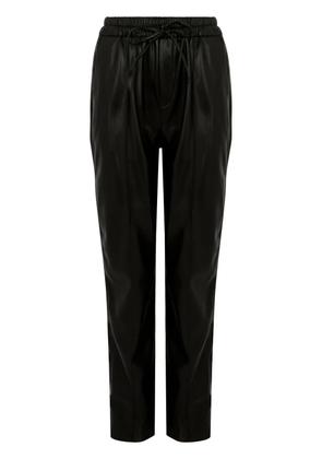 EMMA E GAIA faux-leather pants - Black