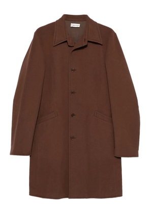 Romeo Gigli Pre-Owned 1990s buttoned coat - Brown