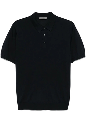 Corneliani silk polo shirt - Blue