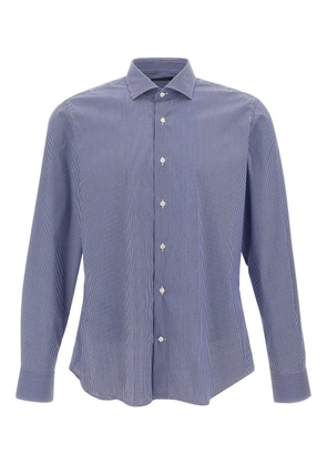 Marchesani striped buttoned shirt - Blue