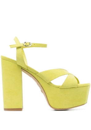 Stuart Weitzman Miami 140mm platform sandals - Green