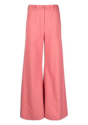 Boutique Moschino high-waisted flared trousers - Pink