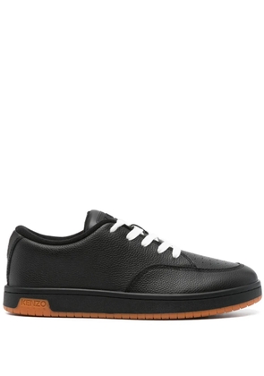 Kenzo Kenzo-Dome grained leather sneakers - Black