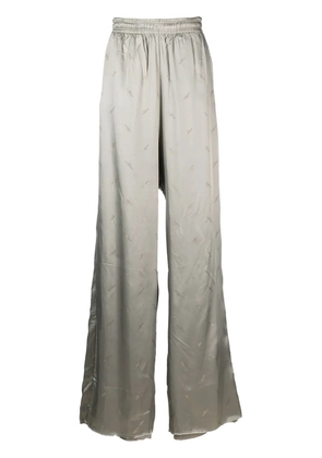 VETEMENTS gradient wide-leg trousers - Grey