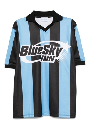 BLUE SKY INN striped polo shirt