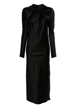 Sportmax Abazio satin maxi dress - Black