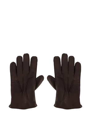 Orciani stitched gloves - Brown
