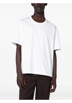 Séfr Mauro round-sleeve T-shirt - White