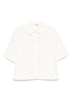 Stella Nova heart-print shirt - White