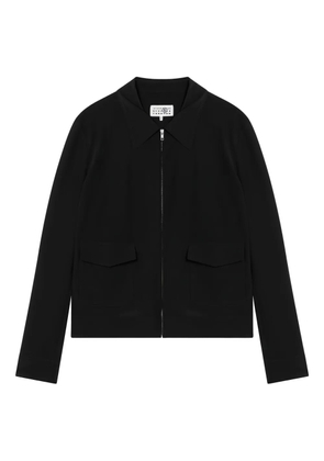 MM6 Maison Margiela zip-up shirt jacket - Black
