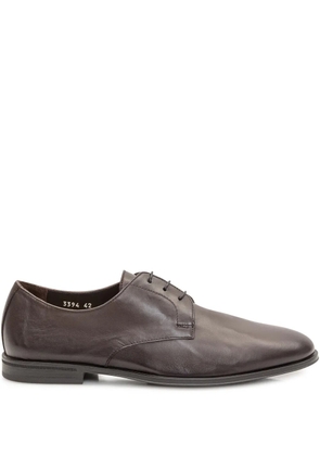 Doucal's Boston leather derby shoes - Brown