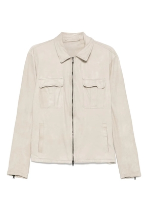 Salvatore Santoro leather jacket - Neutrals