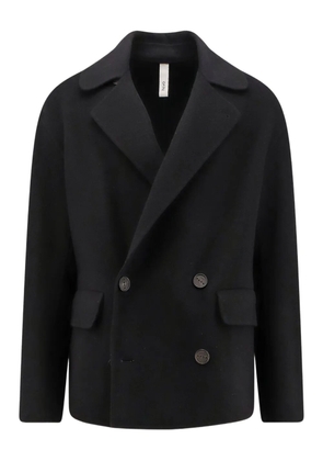 Hevo double-breasted flap pockets jacket - Black