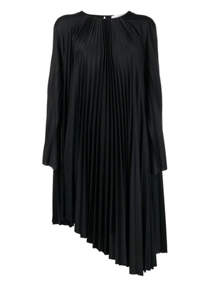 Fabiana Filippi pleated asymmetric dress - Black