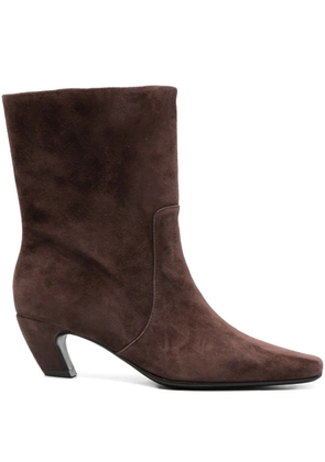 Marc Ellis 55mm square toe boots - Brown