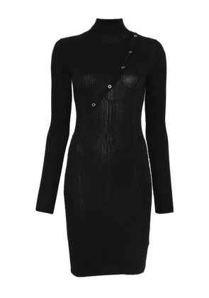 Patrizia Pepe ribbed-knit dress - Black