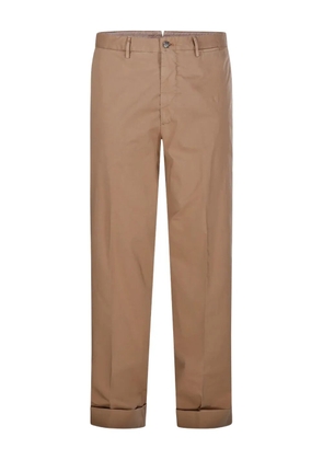 Santaniello straight-leg trousers - Brown