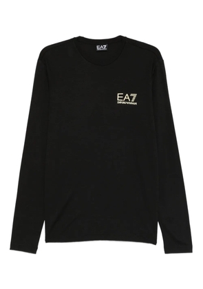Ea7 Emporio Armani logo detail sweatshirt - Black