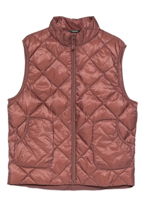 Hiking Patrol Base quilted zip-up gilet - Red