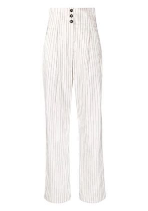 Philosophy Di Lorenzo Serafini pinstripe-print trousers - White