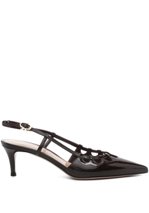 Gianvito Rossi 55mm slingback pumps - Brown