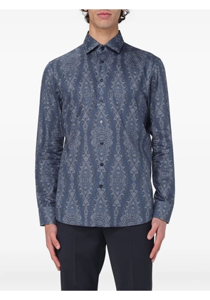 ETRO Roma patterned shirt - Blue