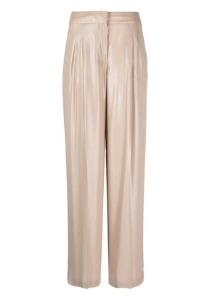 Peserico pleat-detailing palazzo trousers - Neutrals