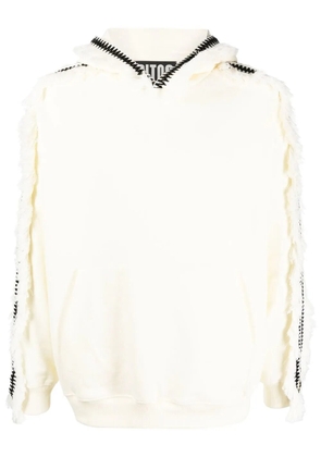 RITOS embroidered-detail hoodie - Neutrals