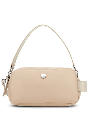Hogan Doppia leather shoulder bag - Neutrals