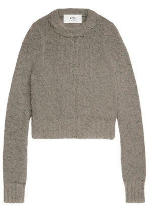 AMI Paris crew-neck jumper - Brown