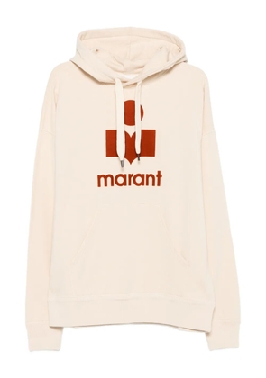 MARANT Miley logo-print hoodie - Neutrals