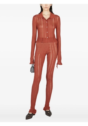 Marco Rambaldi long-sleeved shirt - Brown