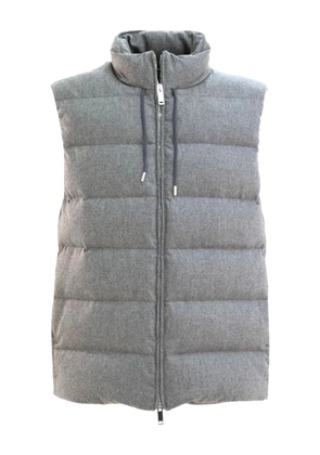 Montedoro quilted high-neck gilet - Grey