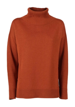 Max Mara roll-neck mino top - Orange