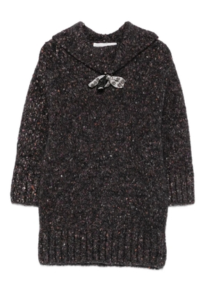 Vanisè round-collar sweater - Black