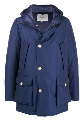 Woolrich hooded parka coat - Blue