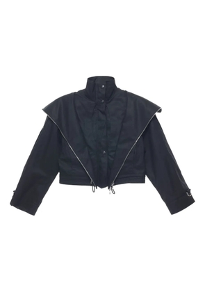 Kiko Kostadinov Erro hooded drawstring jacket - Black