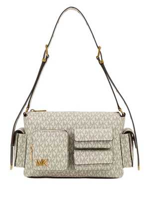 Michael Michael Kors Dakota monogram shoulder bag - Neutrals