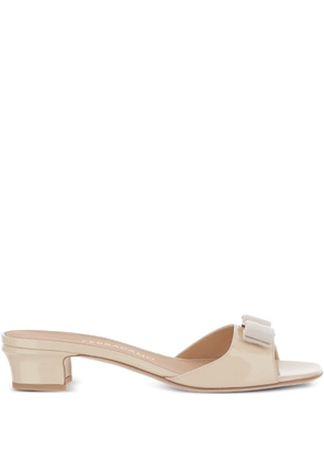 Ferragamo 30mm Vara Bow sandals - Neutrals