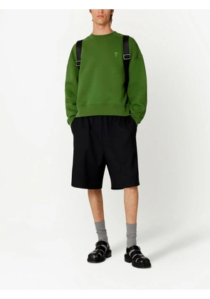 AMI Paris Ami de Coeur track shorts - Black