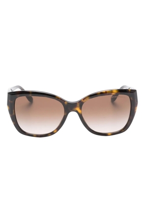Emporio Armani geometric sunglasses - Brown