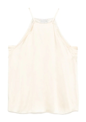 Forte Forte halterneck satin top - Neutrals