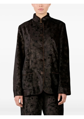 F.R.S For Restless Sleepers floral-print jacket - Brown