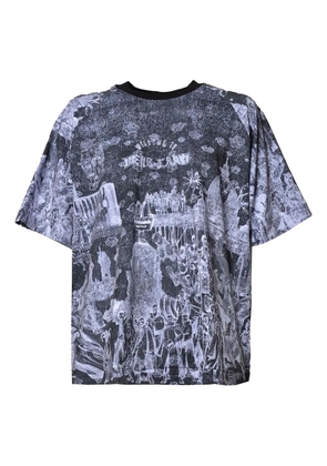 PDF graphic-print T-shirt - Black