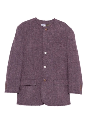 Magliano tweed button-fastening jacket - Purple