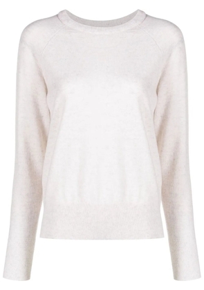 Vince raglan-sleeve crew-neck jumper - White