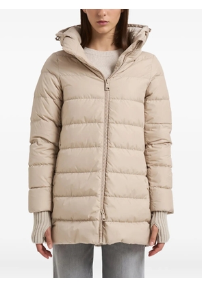 Herno zip-fastening padded coat - Neutrals